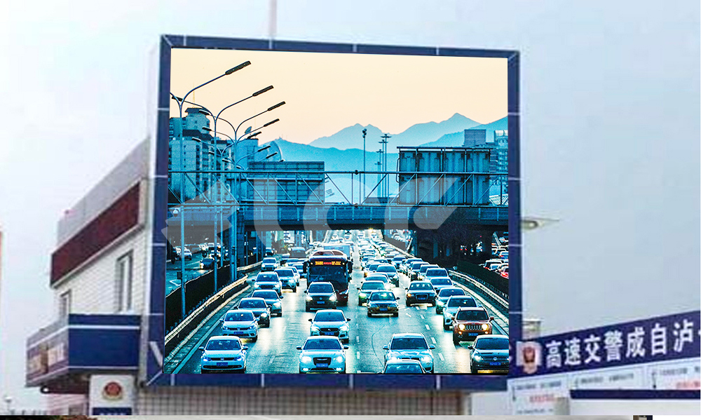 四川成渝高速公路P10户外全彩LED显示屏项目.jpg 四川成渝高速公路P10户外全彩LED显示屏项目.jpg